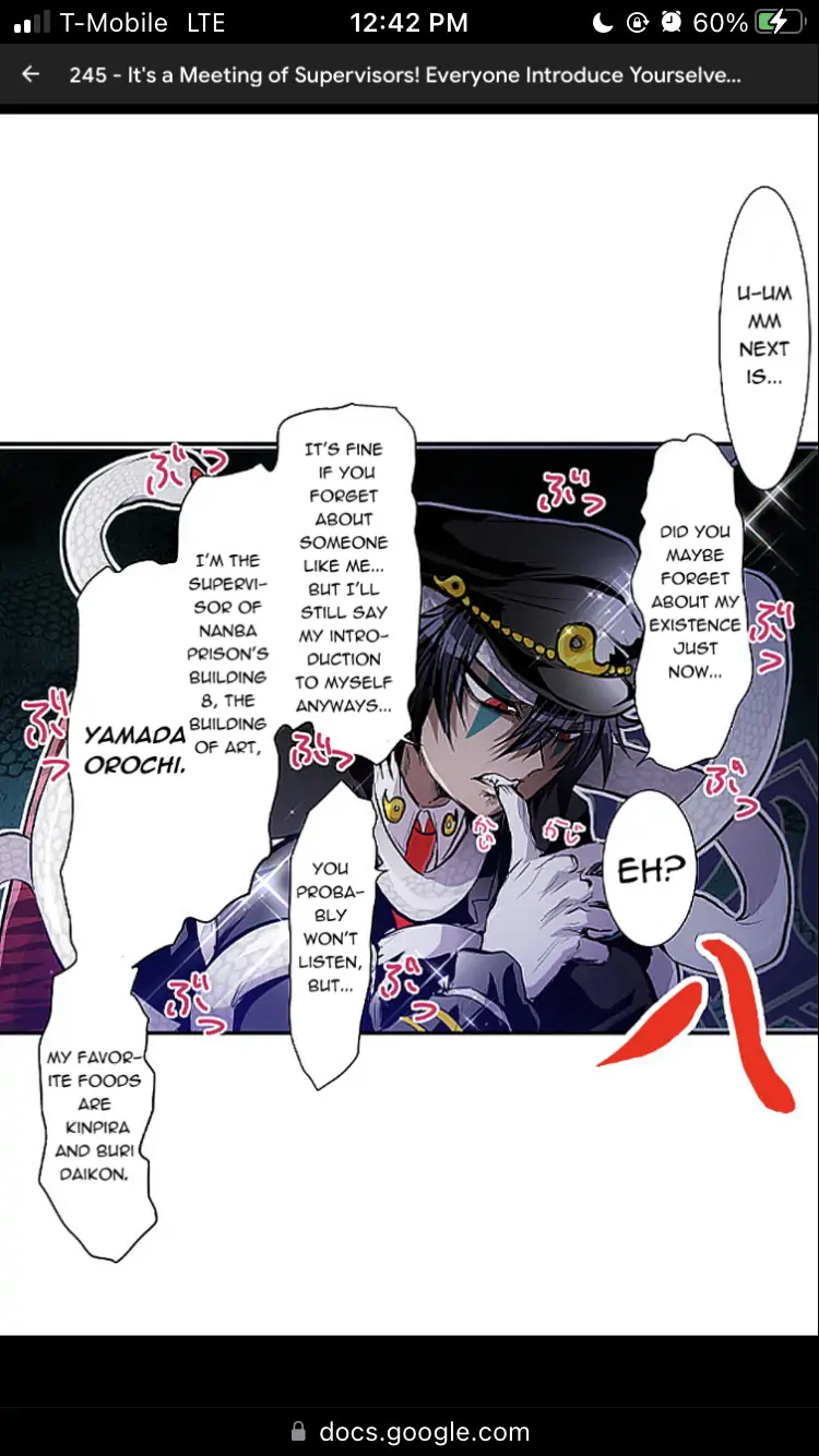 Nanbaka - Chapter 245