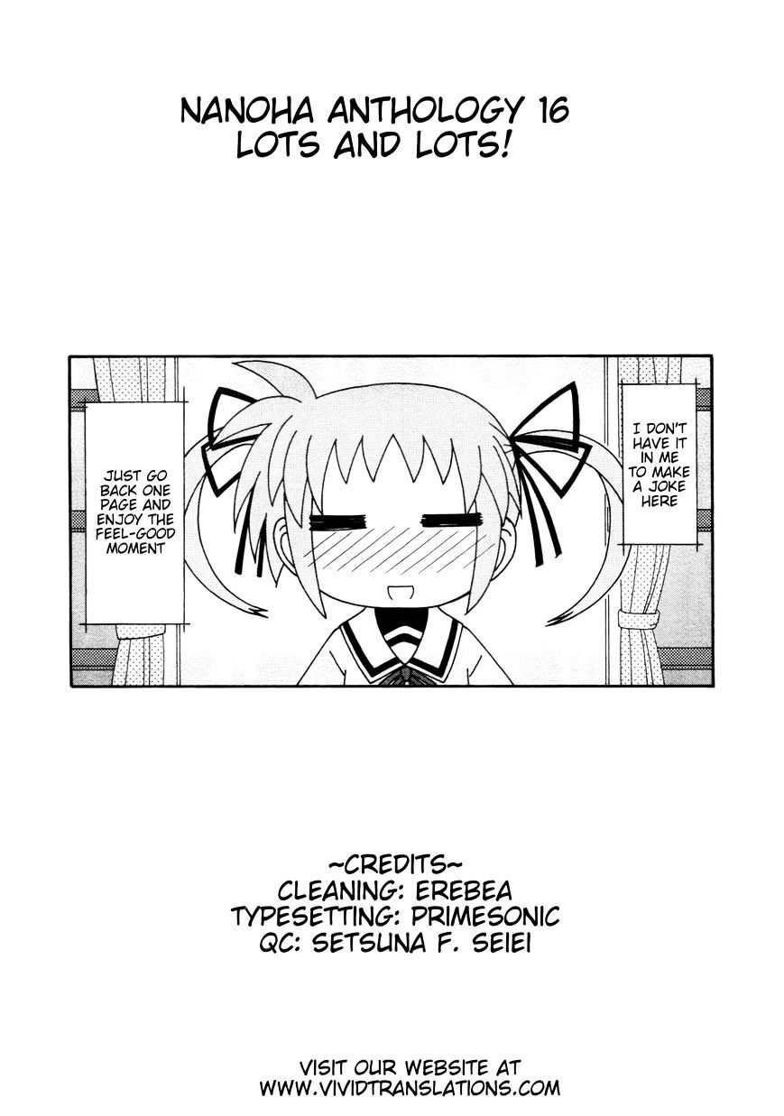 Mahou Shoujo Lyrical Nanoha - Comic Anthology - Chapter 16 : Lots And Lots