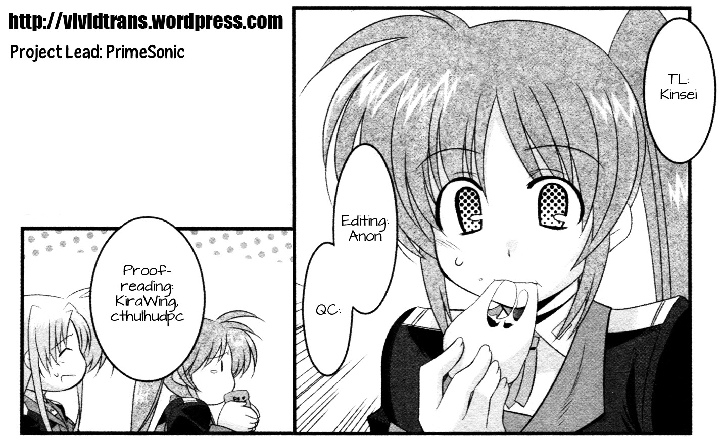 Mahou Shoujo Lyrical Nanoha - Comic Anthology - Chapter 1 : Dancing Orange