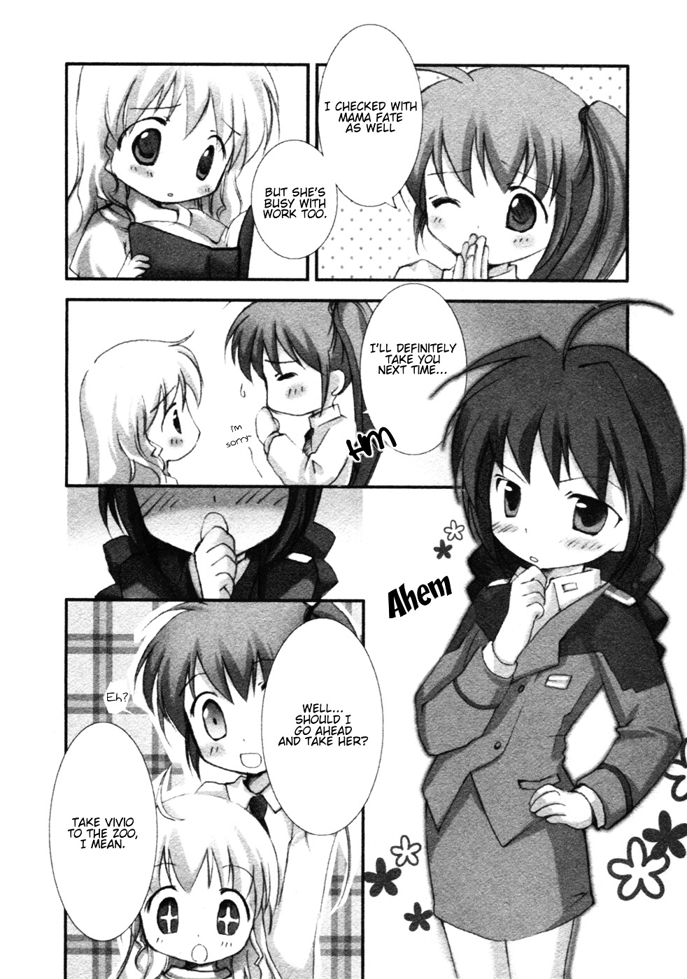 Mahou Shoujo Lyrical Nanoha - Comic Anthology - Chapter 4 : Vita And Vivio’s Friendly Zoo