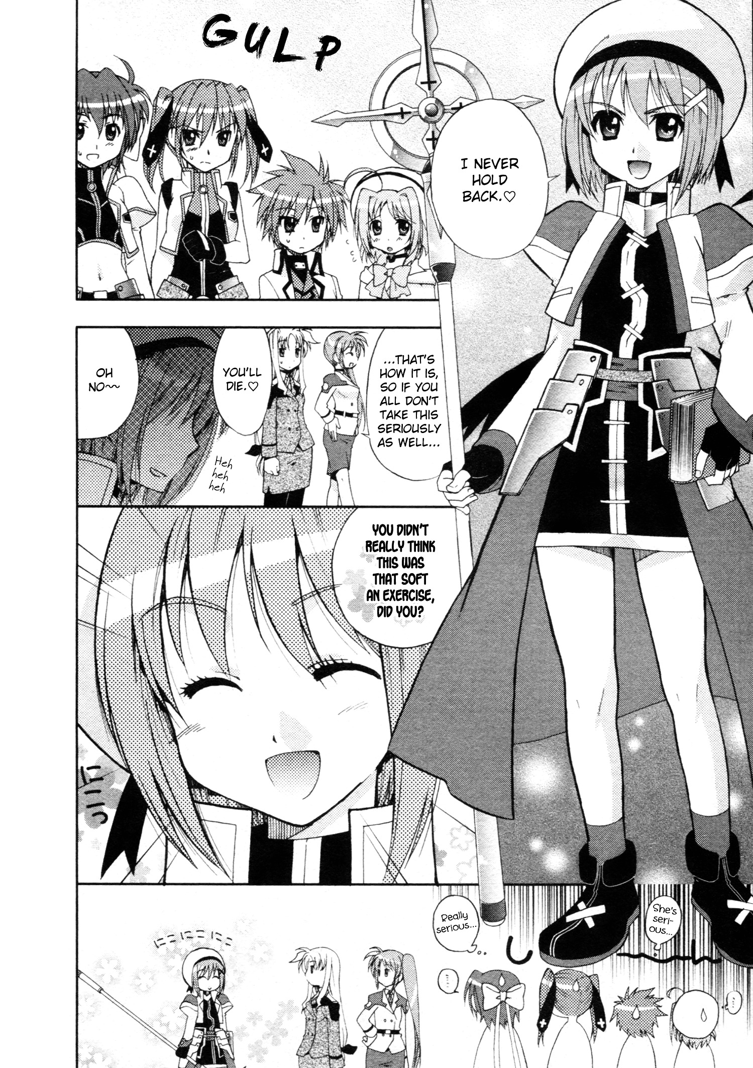 Mahou Shoujo Lyrical Nanoha - Comic Anthology - Chapter 3 : Never Give Up!