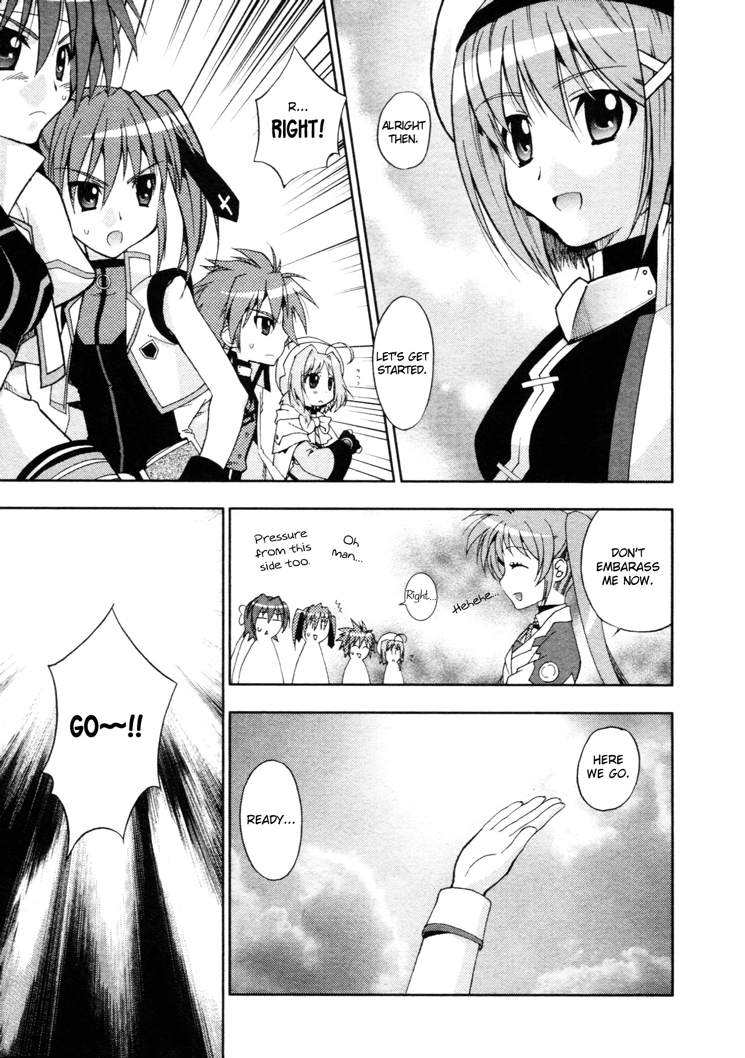 Mahou Shoujo Lyrical Nanoha - Comic Anthology - Chapter 3 : Never Give Up!