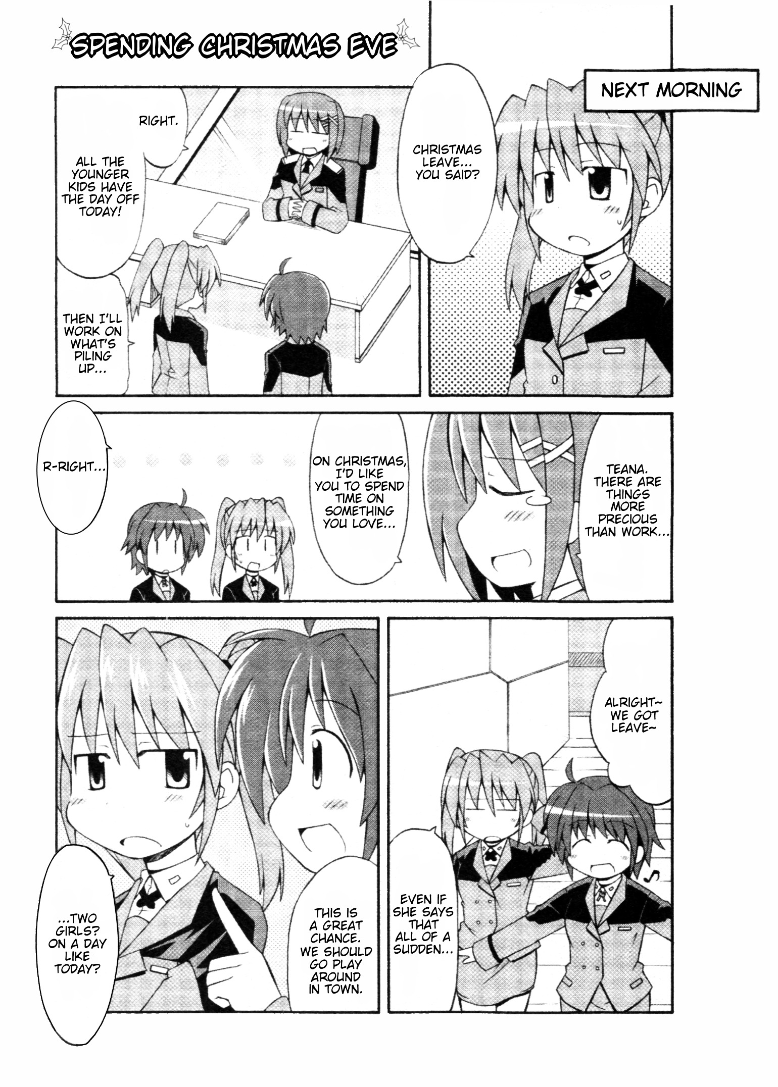 Mahou Shoujo Lyrical Nanoha - Comic Anthology - Chapter 5 : Spending Christmas Eve