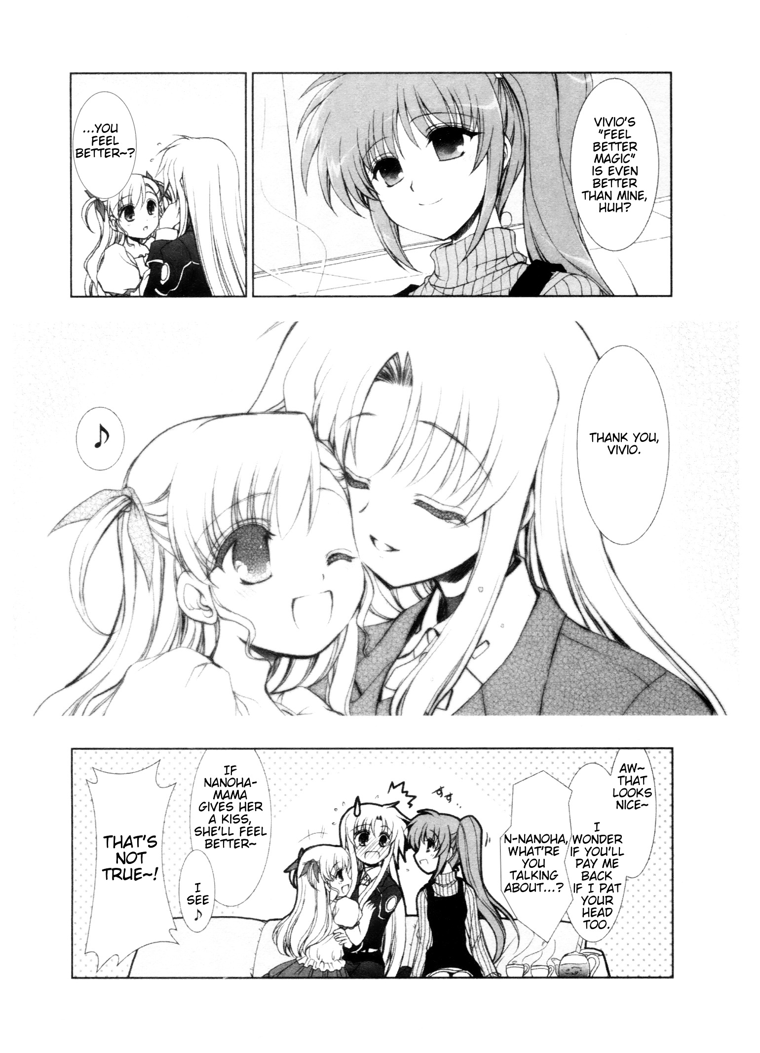 Mahou Shoujo Lyrical Nanoha - Comic Anthology - Chapter 7 : Vivio’s Magic