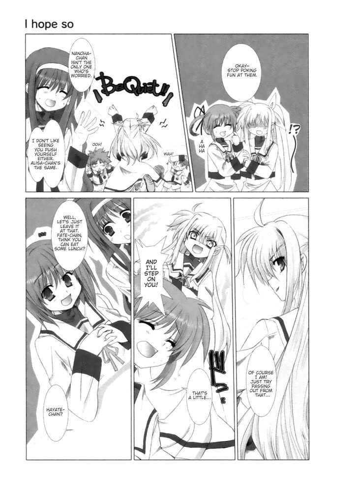 Mahou Shoujo Lyrical Nanoha - Comic Anthology - Chapter 10 : I Hope So