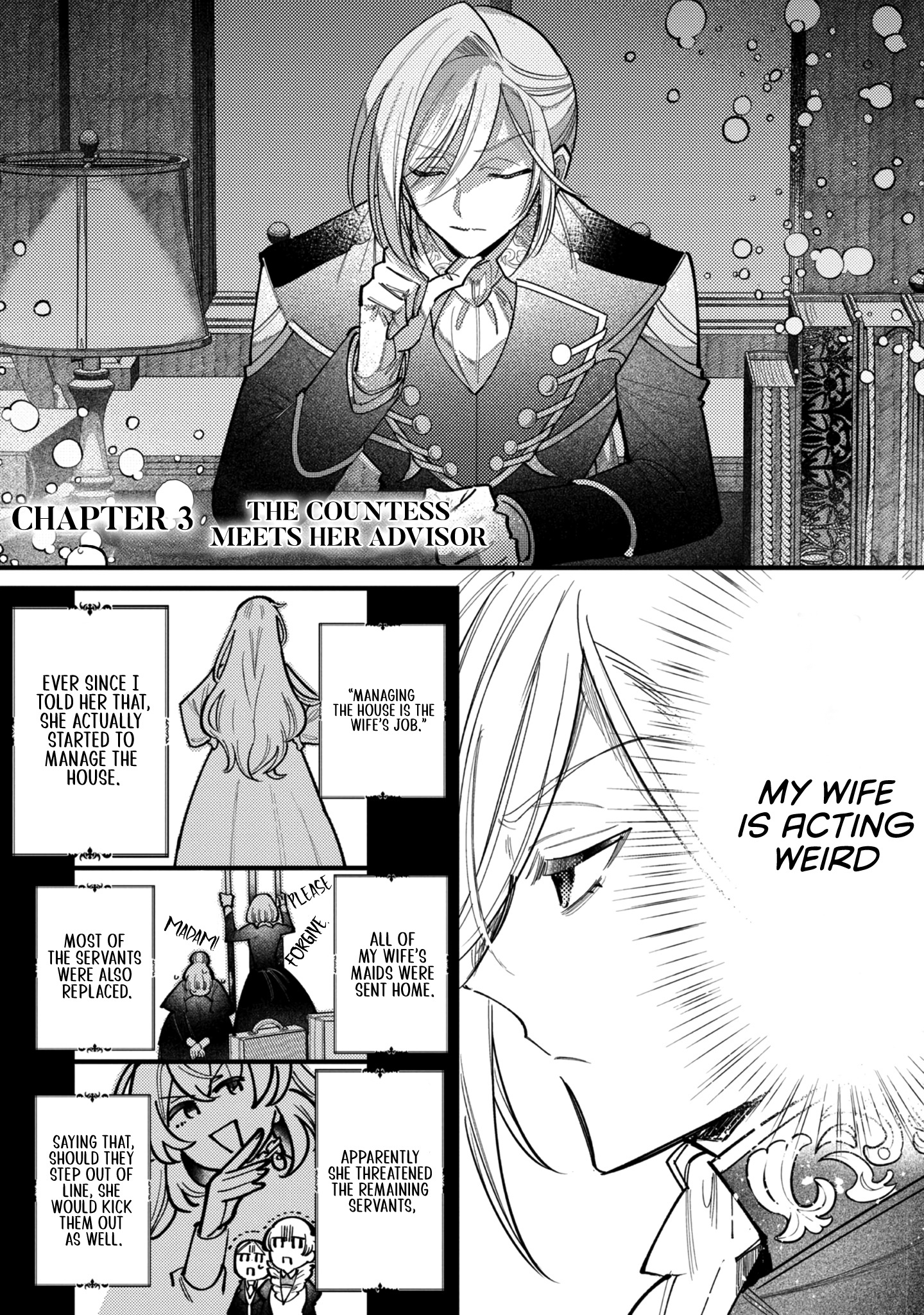 I Reincarnated As A Faint Hearted Countess - Vol.1 Chapter 3: The Countess Meets Her Advisor