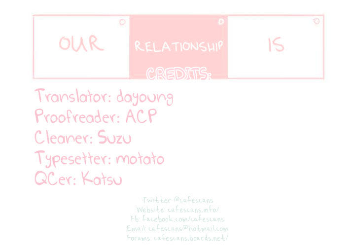 Our Relationship Is... - Chapter 19.5