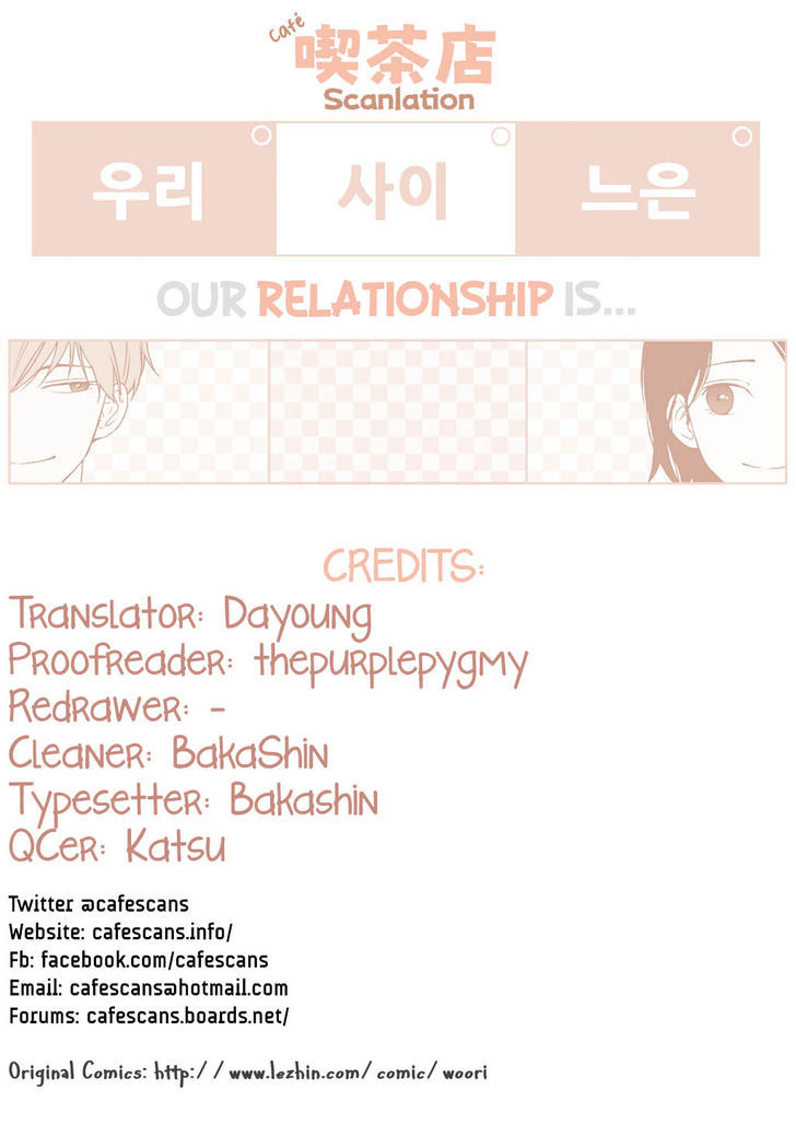 Our Relationship Is... - Chapter 0 : Prologue