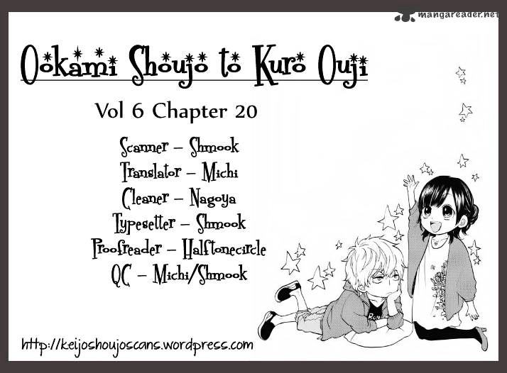 Ookami Shoujo To Kuro Ouji - Chapter 20