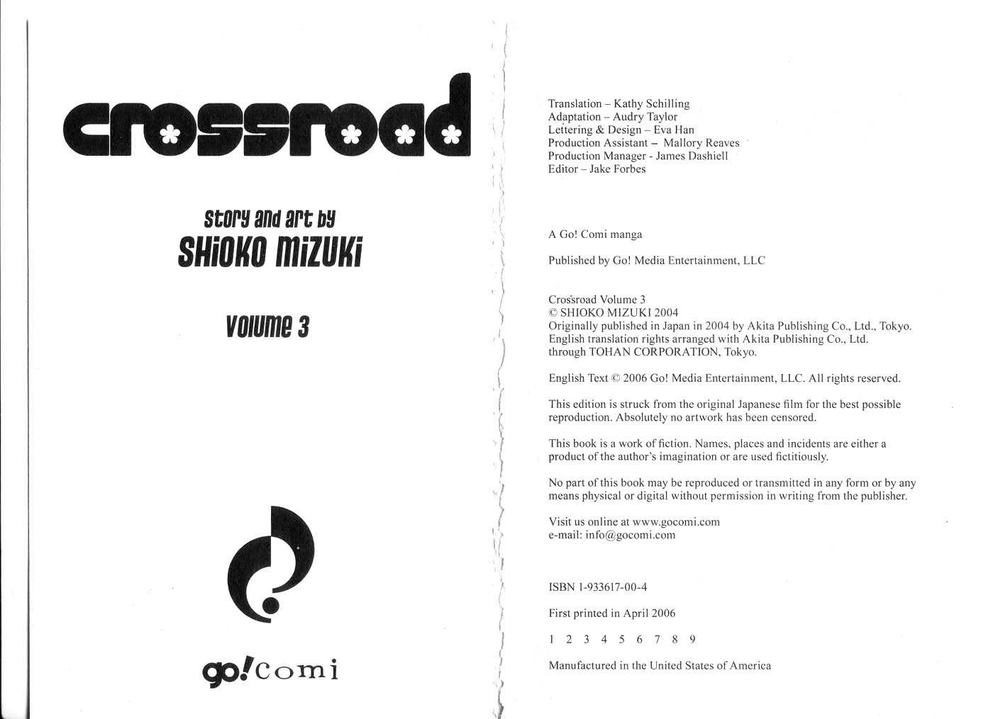 Crossroad - Vol.03 Chapter 0