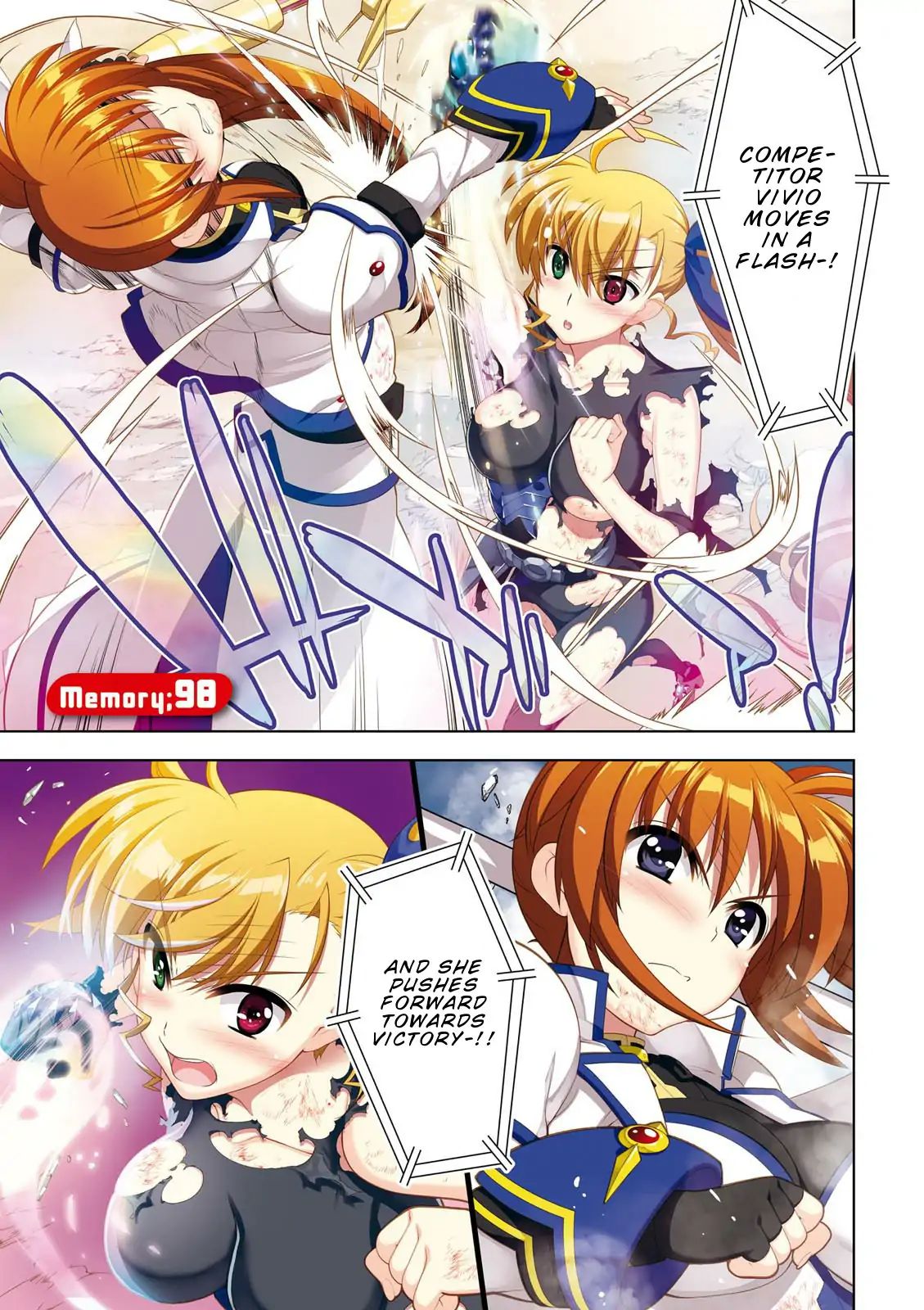 Mahou Shoujo Lyrical Nanoha Vivid - Chapter 98: Rainbow Flash