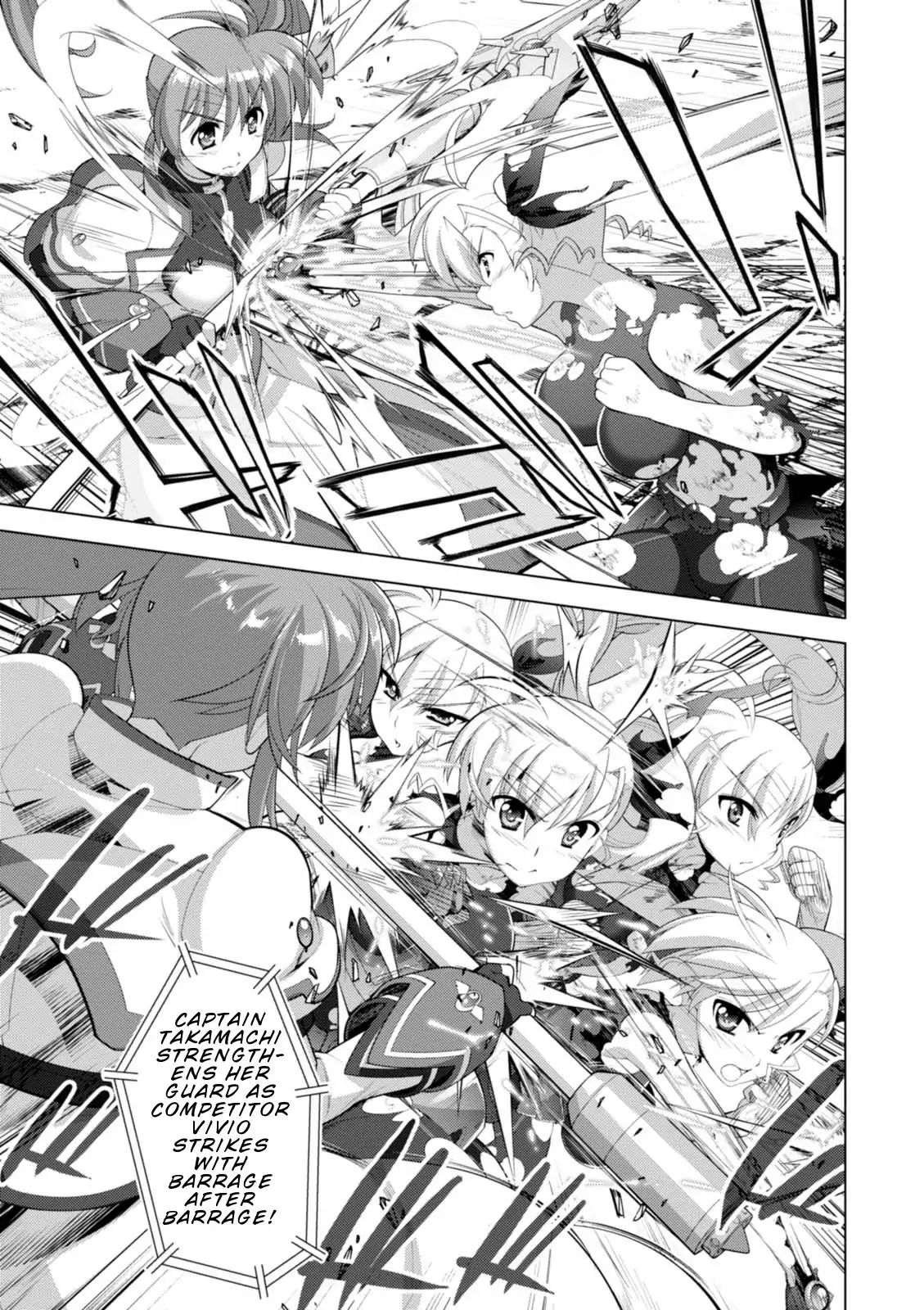 Mahou Shoujo Lyrical Nanoha Vivid - Chapter 98: Rainbow Flash