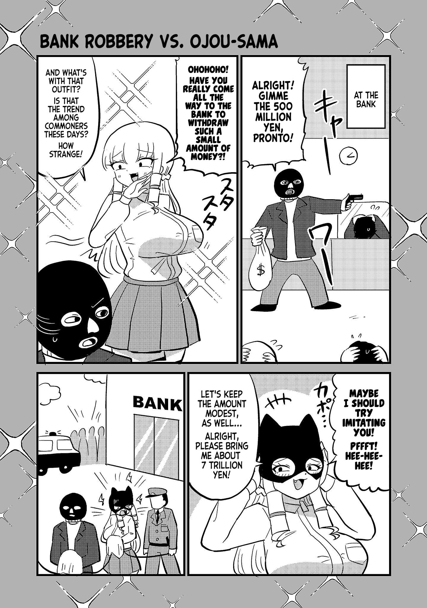 Mount Celeb Kaneda-San - Vol.2 Chapter 69.5: Bank Robbery Vs. Ojou-Sama