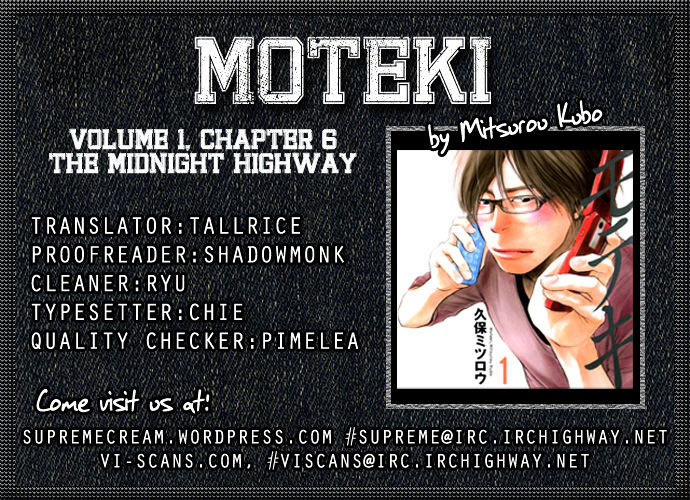 Moteki - Vol.1 Chapter 6 : The Midnight Highway