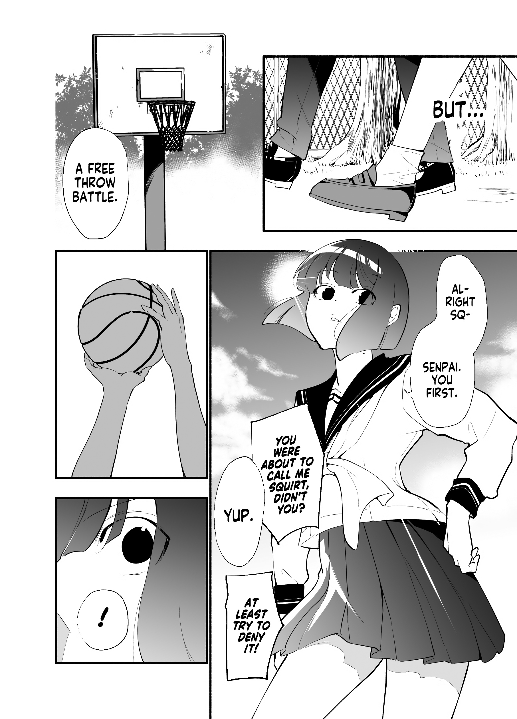 Until The Tall Kouhai (♀) And The Short Senpai (♂) Relationship Develops Into Romance - Vol.1 Chapter 7: An Exciting Basketball Story Of The Tall Kouhai ♀ And Short Senpai ♂