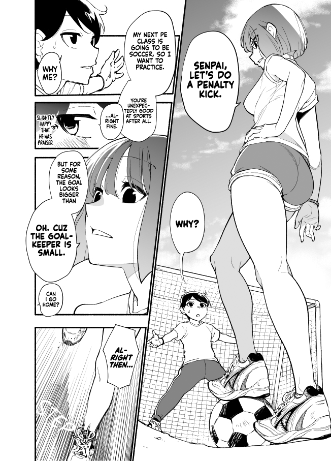 Until The Tall Kouhai (♀) And The Short Senpai (♂) Relationship Develops Into Romance - Vol.3 Chapter 24: Until The Tall Kouhai (♀) And The Short Senpai (♂) Relationship Develops Into Romance - Soccer Edition