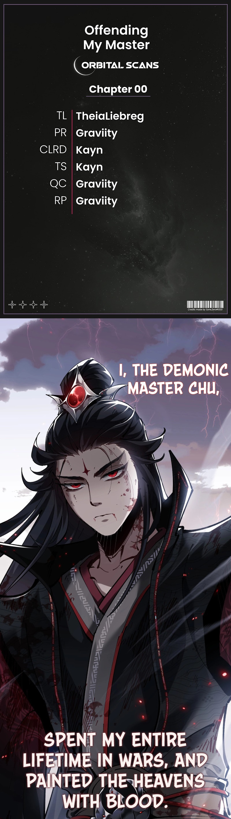 Master: This Villainous Disciple Is Not The Holy Child - Chapter 0