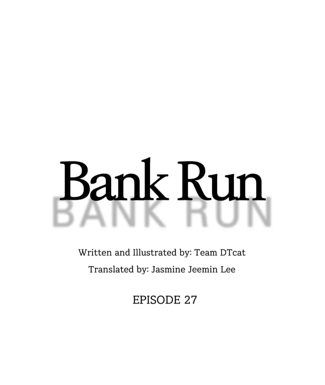 Bank Run - Chapter 27