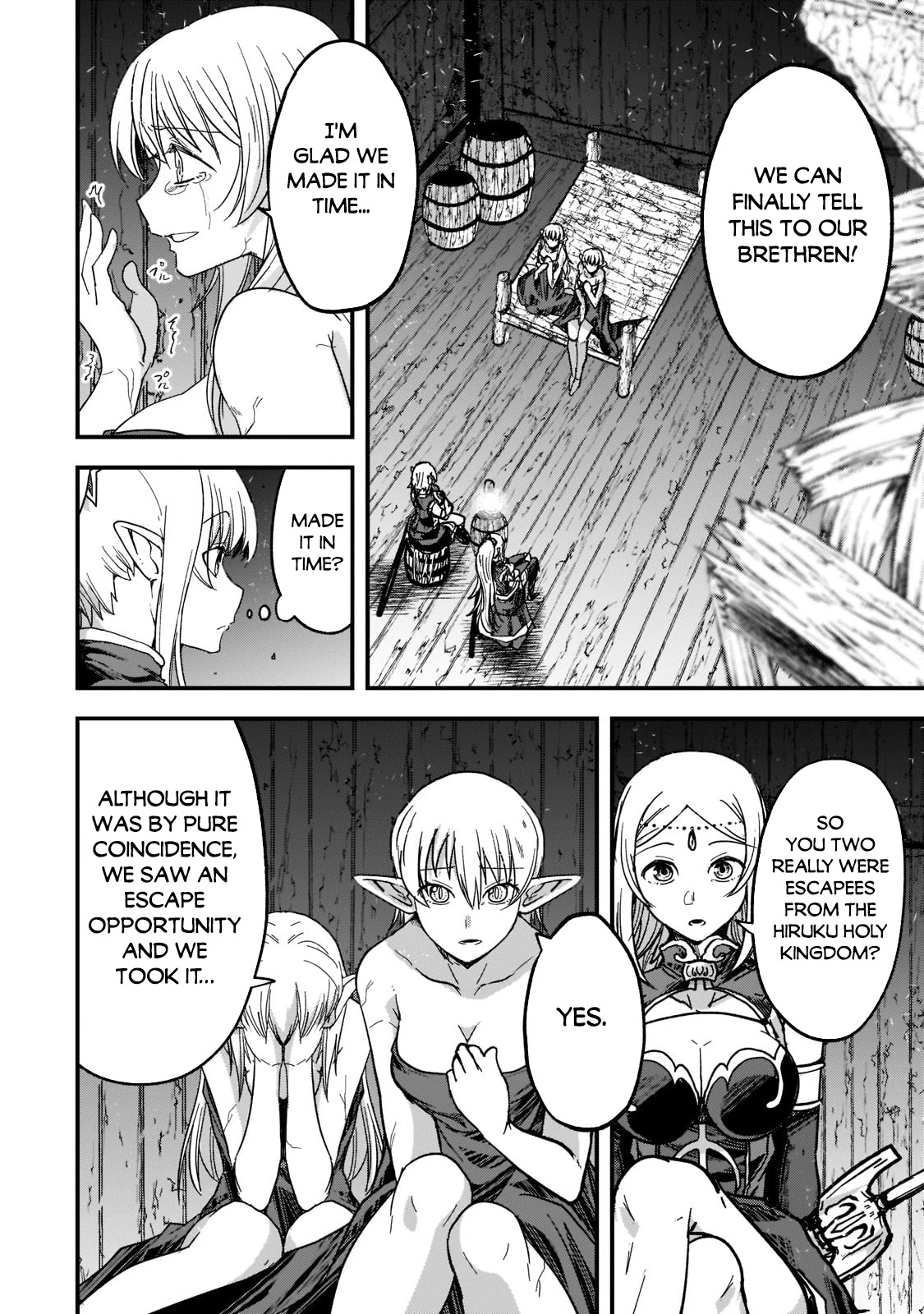 Gaikotsu Kishi-Sama, Tadaima Isekai E Odekake-Chuu - Chapter 50: Those Who Managed To Escape