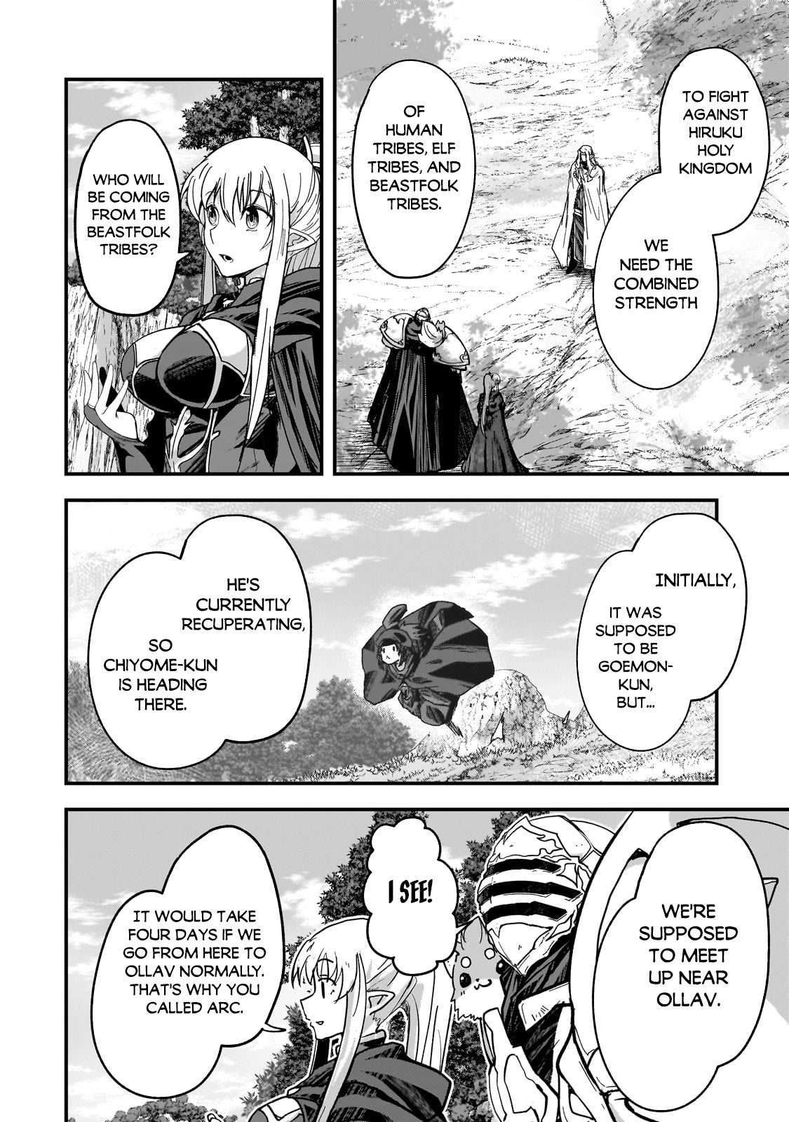 Gaikotsu Kishi-Sama, Tadaima Isekai E Odekake-Chuu - Chapter 60.1: Working Together With The Human Tribe 1