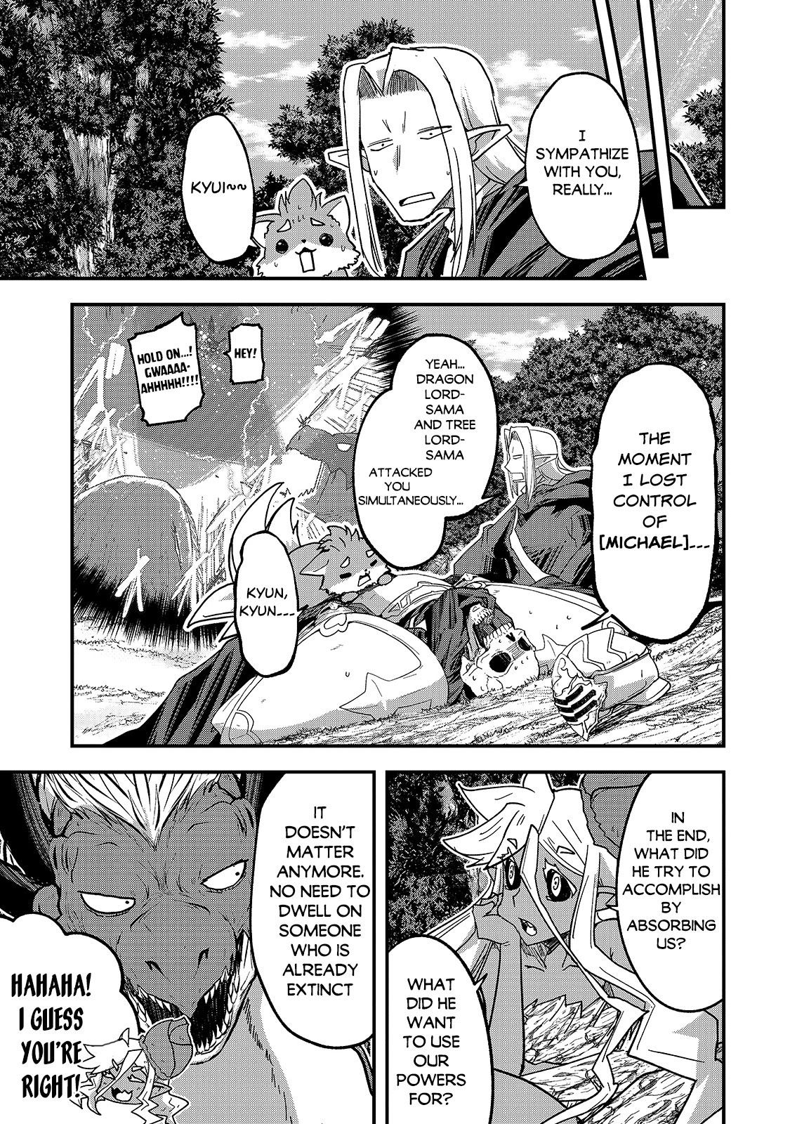 Gaikotsu Kishi-Sama, Tadaima Isekai E Odekake-Chuu - Chapter 47.2: The Tree King And The Dragon Lord 2