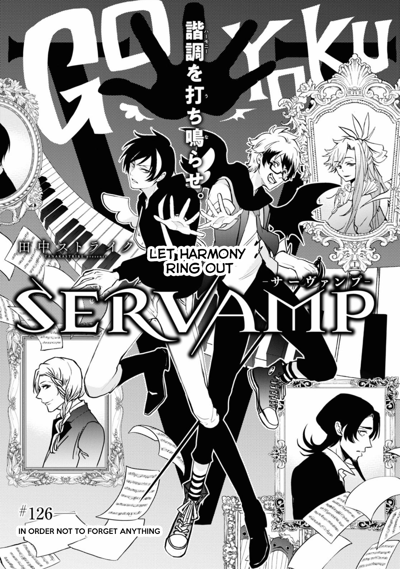 Servamp - Chapter 126: In Order Not To Forget Anything