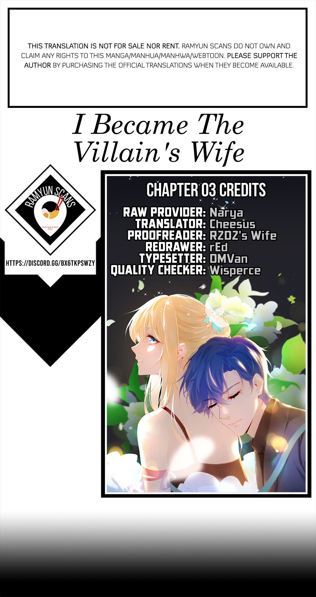 I Became The Villain’s Wife - Chapter 1