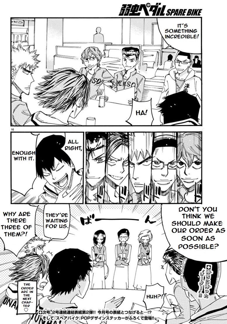 Yowamushi Pedal - Spare Bike - Chapter 87: Family Restaurant 1