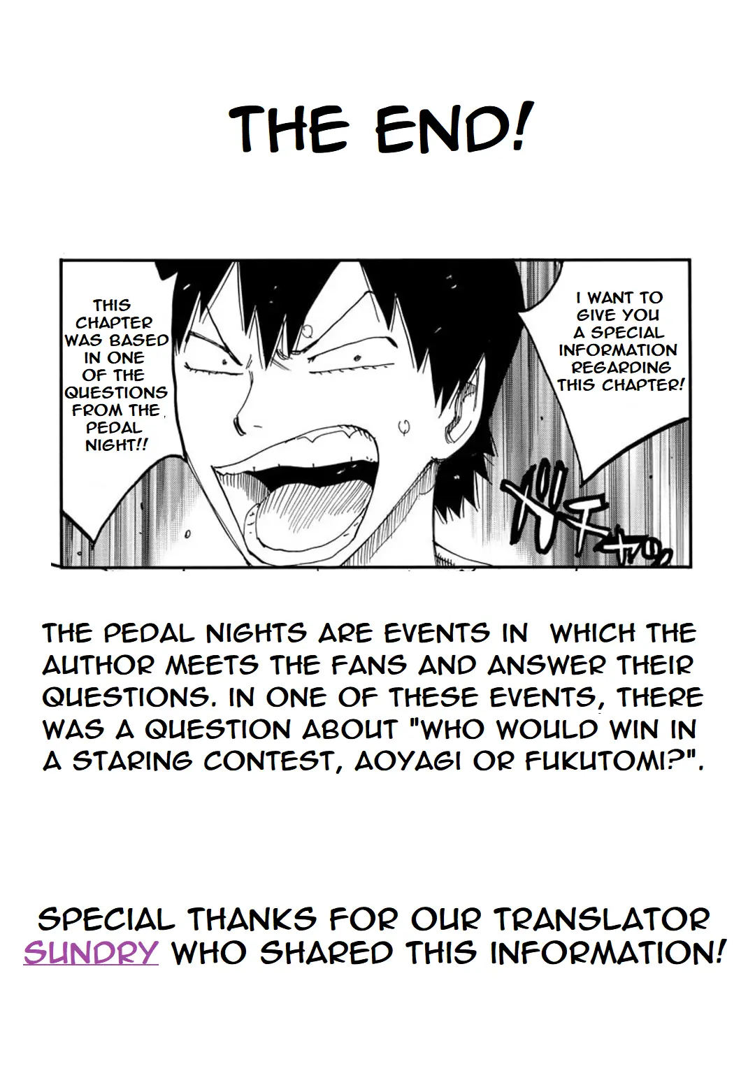 Yowamushi Pedal - Spare Bike - Chapter 111: Yonan Special One-Shot