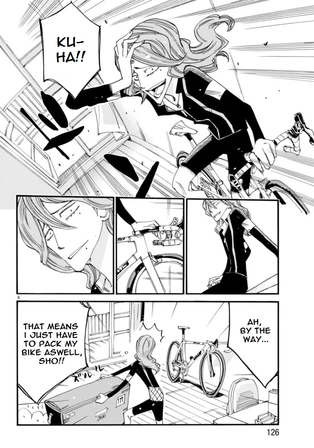 Yowamushi Pedal - Spare Bike - Chapter 146: Studying Abroad 1 "Suitcase"