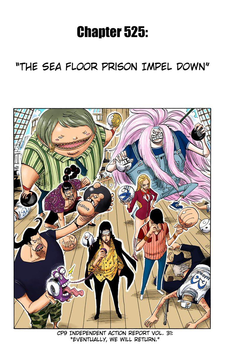 One Piece - Digital Colored Comics - Vol.54 Chapter 525: The Sea Floor Prison, Impel Down