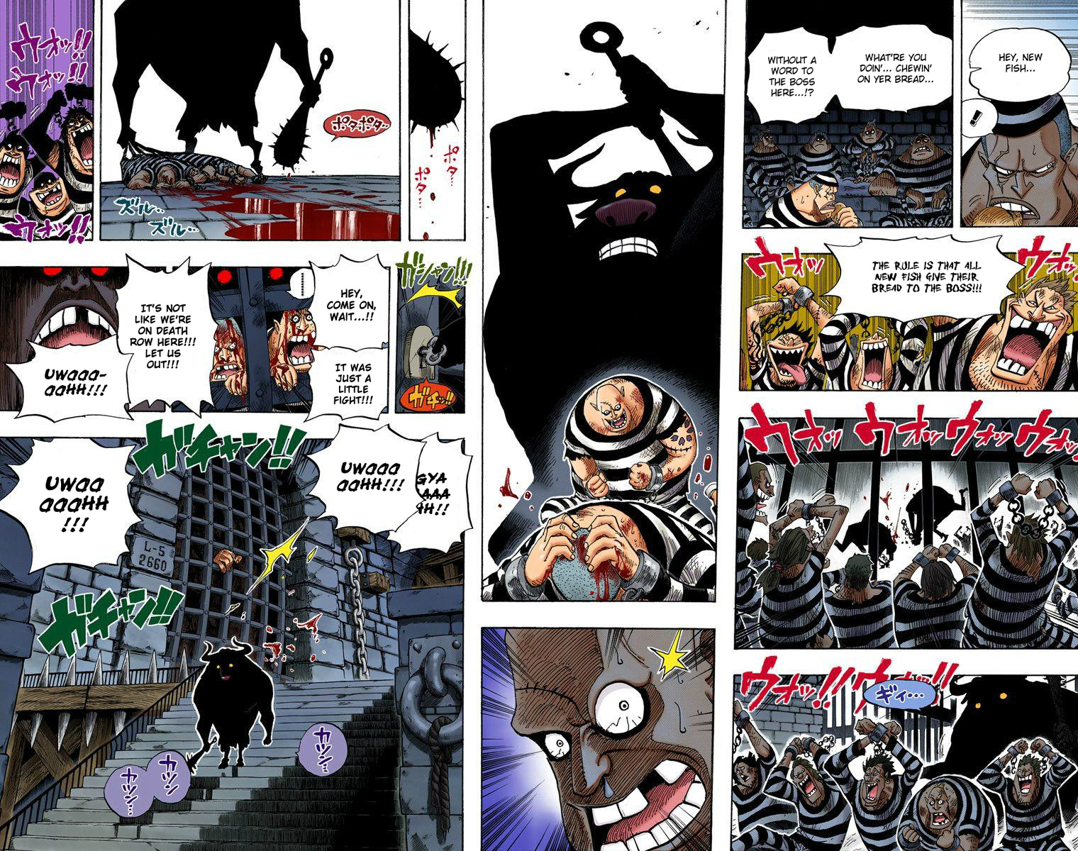 One Piece - Digital Colored Comics - Vol.54 Chapter 525: The Sea Floor Prison, Impel Down