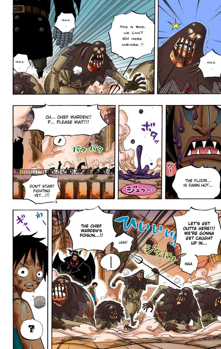 One Piece - Digital Colored Comics - Vol.55 Chapter 534: Chief Warden Magellan Vs. Pirate Luffy