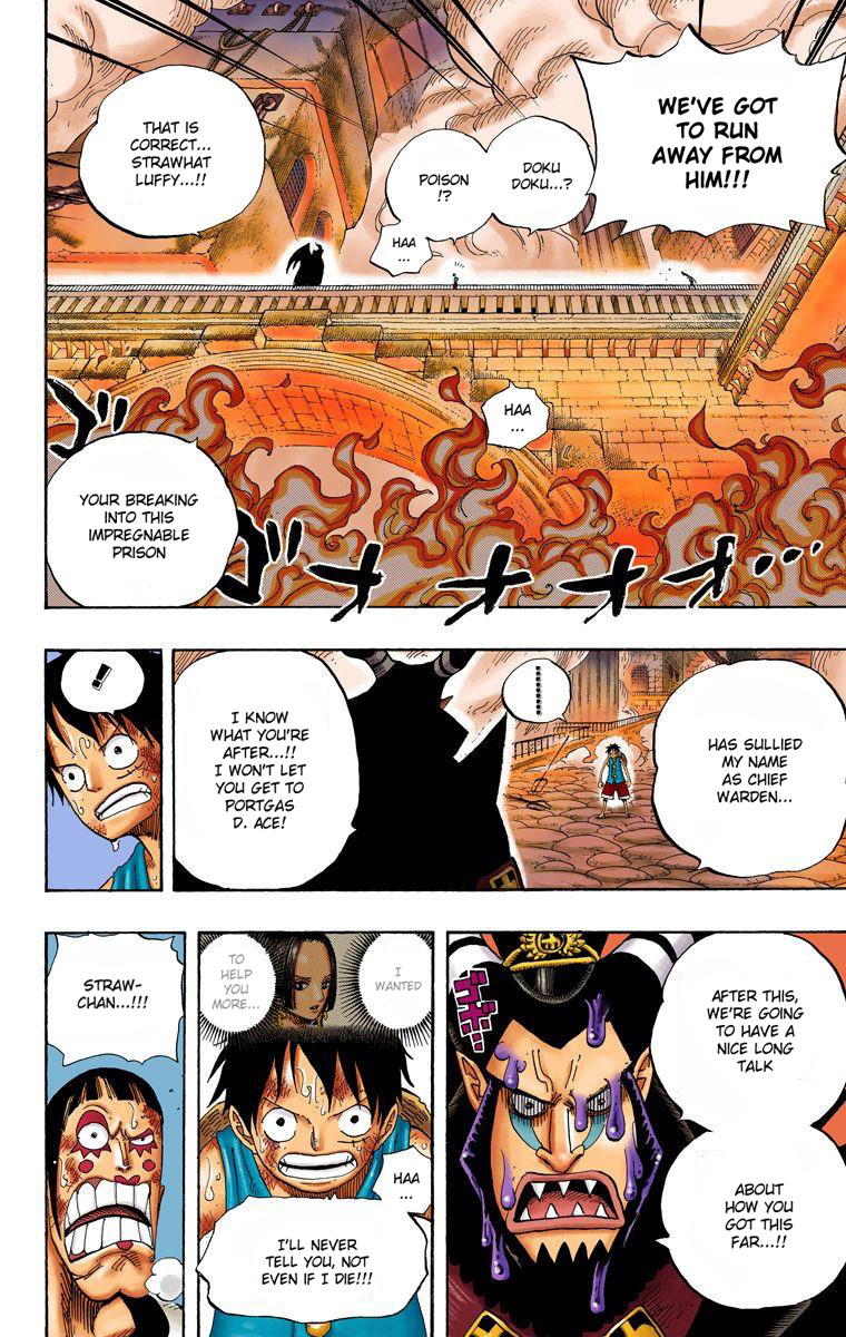 One Piece - Digital Colored Comics - Vol.55 Chapter 534: Chief Warden Magellan Vs. Pirate Luffy