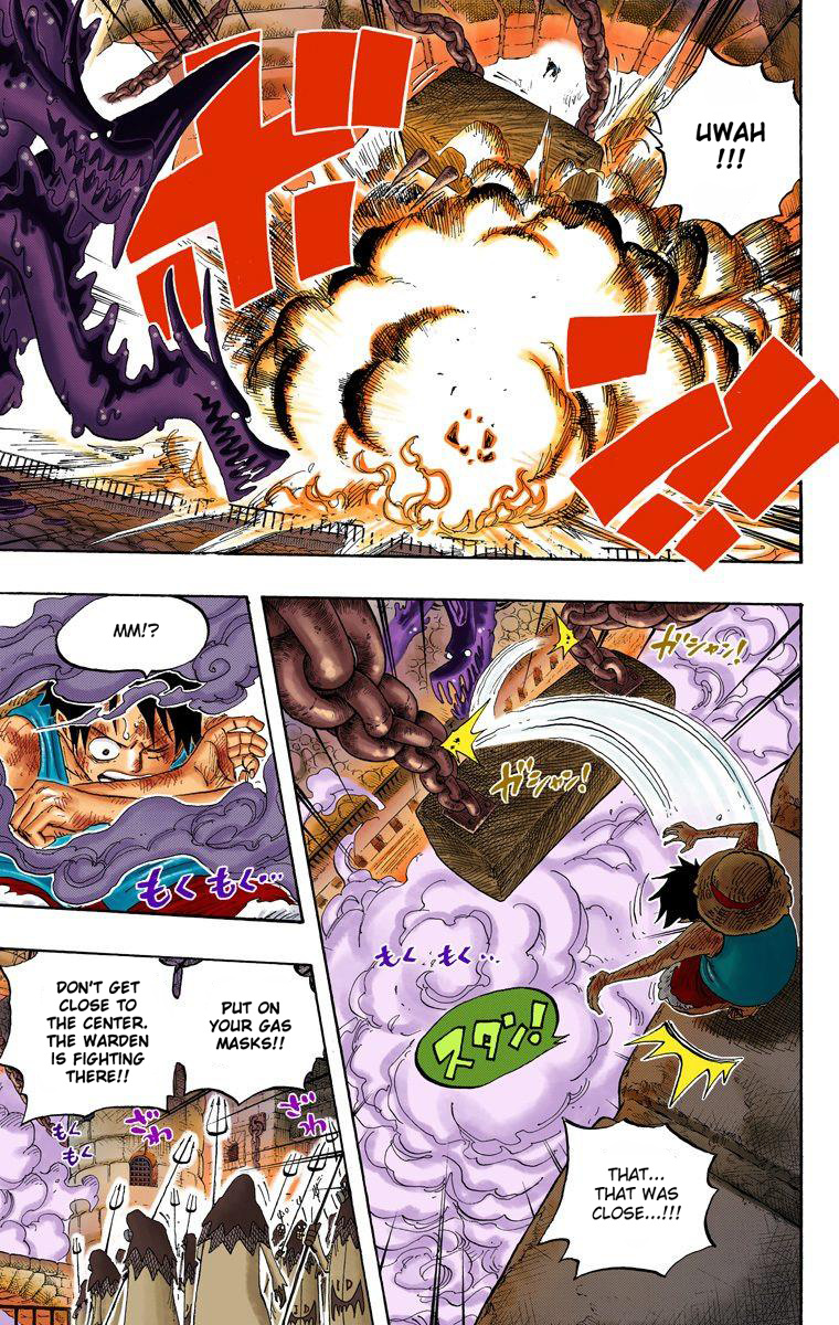 One Piece - Digital Colored Comics - Vol.55 Chapter 534: Chief Warden Magellan Vs. Pirate Luffy