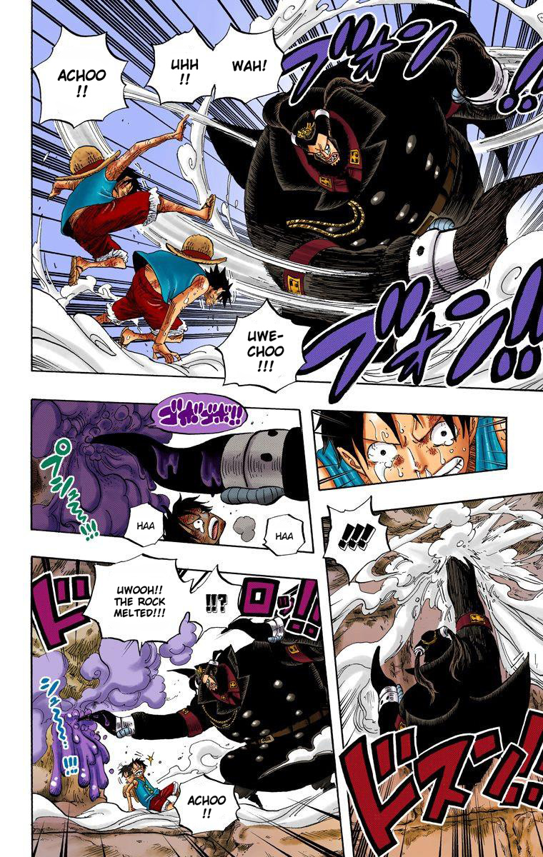 One Piece - Digital Colored Comics - Vol.55 Chapter 534: Chief Warden Magellan Vs. Pirate Luffy