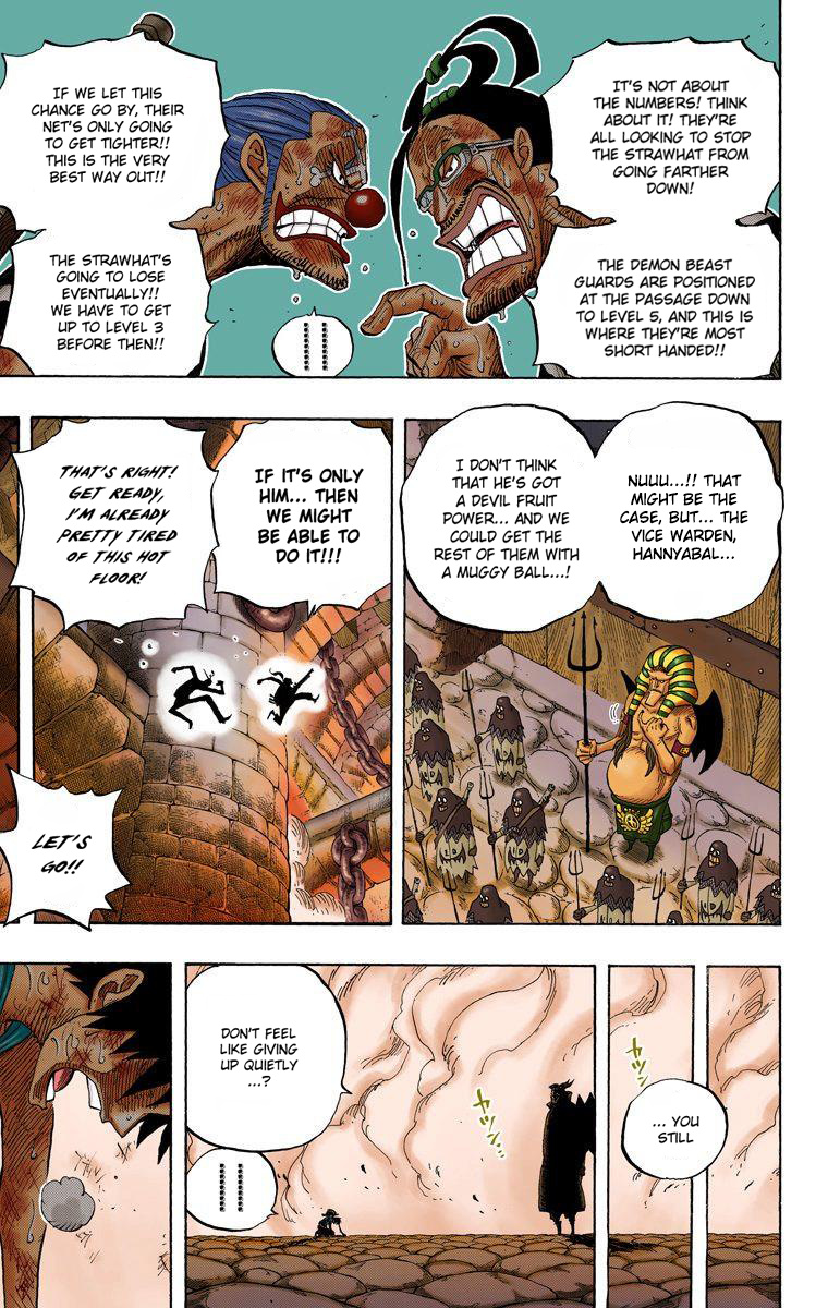 One Piece - Digital Colored Comics - Vol.55 Chapter 534: Chief Warden Magellan Vs. Pirate Luffy