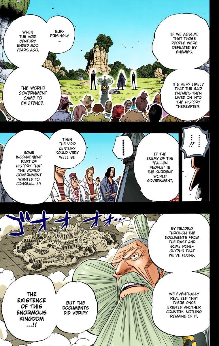 One Piece - Digital Colored Comics - Vol.41 Chapter 395: Ohara Vs The World Government