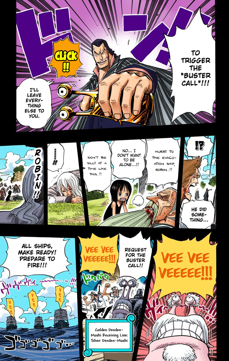 One Piece - Digital Colored Comics - Vol.41 Chapter 395: Ohara Vs The World Government