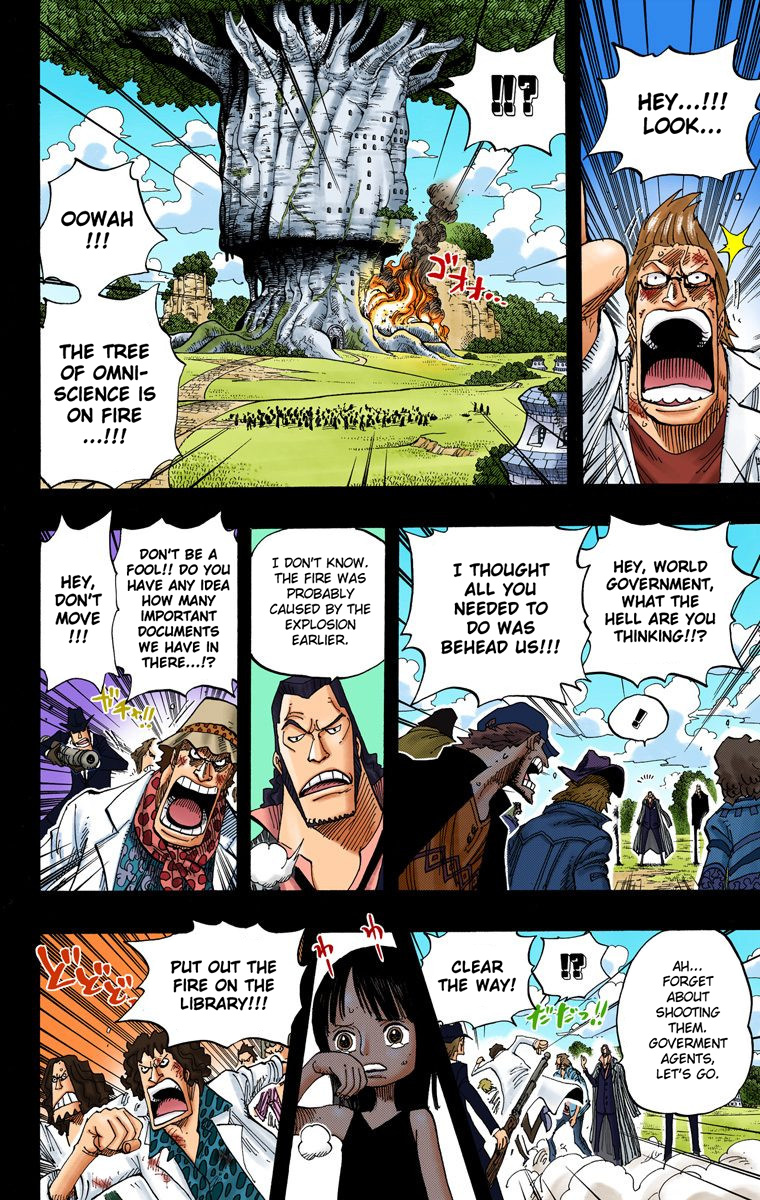 One Piece - Digital Colored Comics - Vol.41 Chapter 395: Ohara Vs The World Government