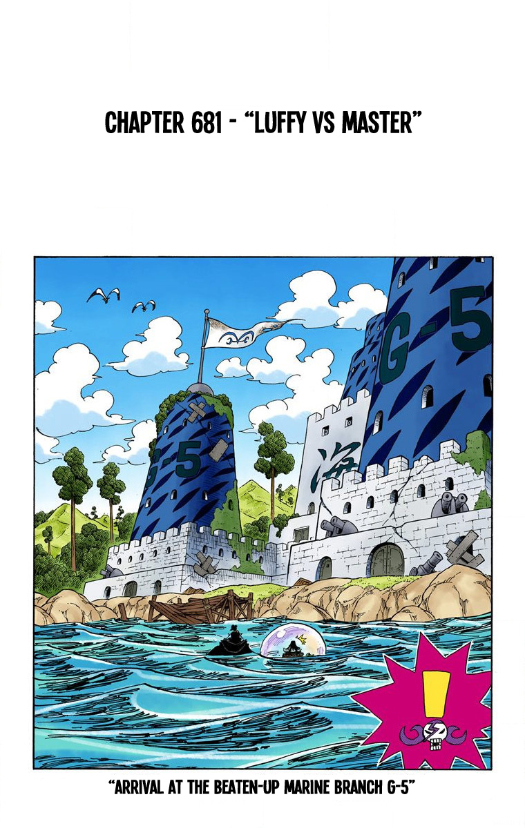 One Piece - Digital Colored Comics - Vol.69 Chapter 681: Luffy Vs Master