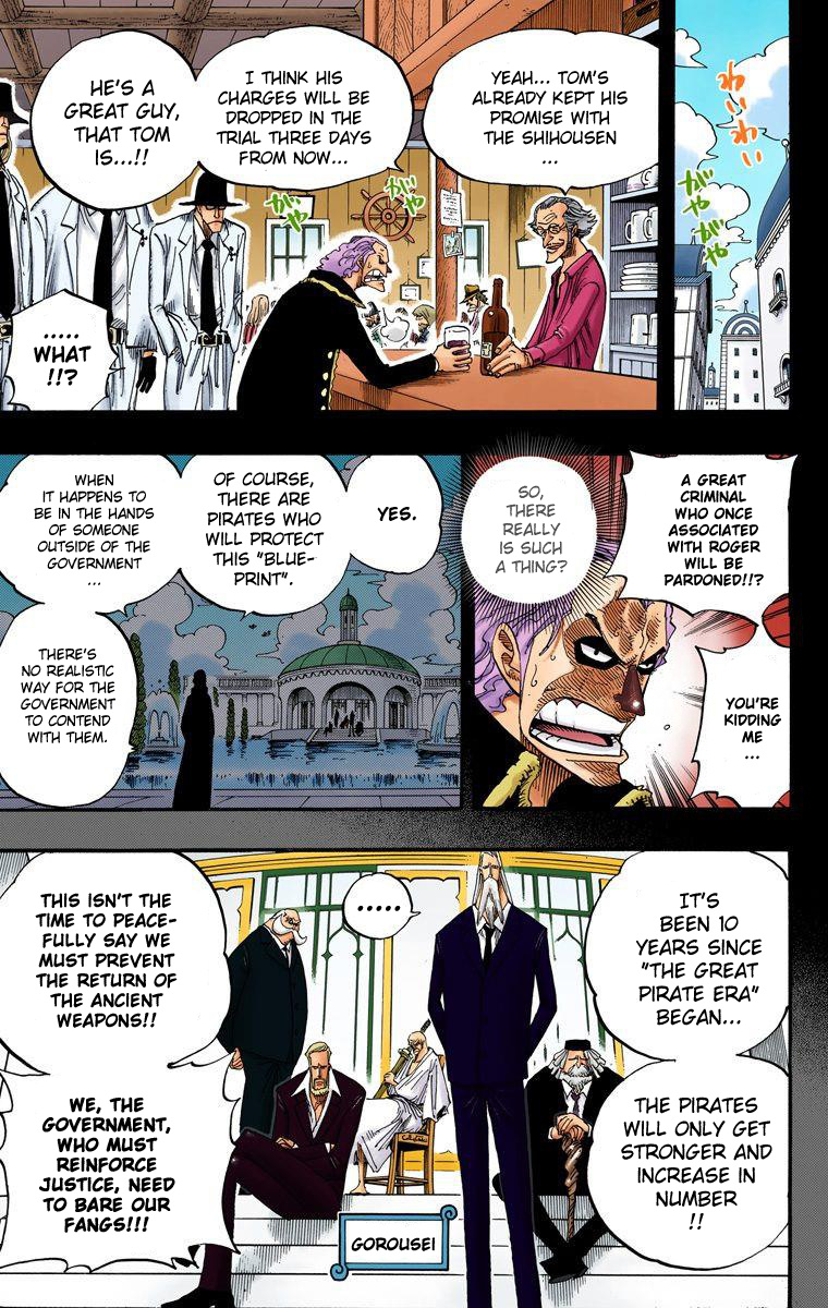 One Piece - Digital Colored Comics - Vol.37 Chapter 355: Spandam