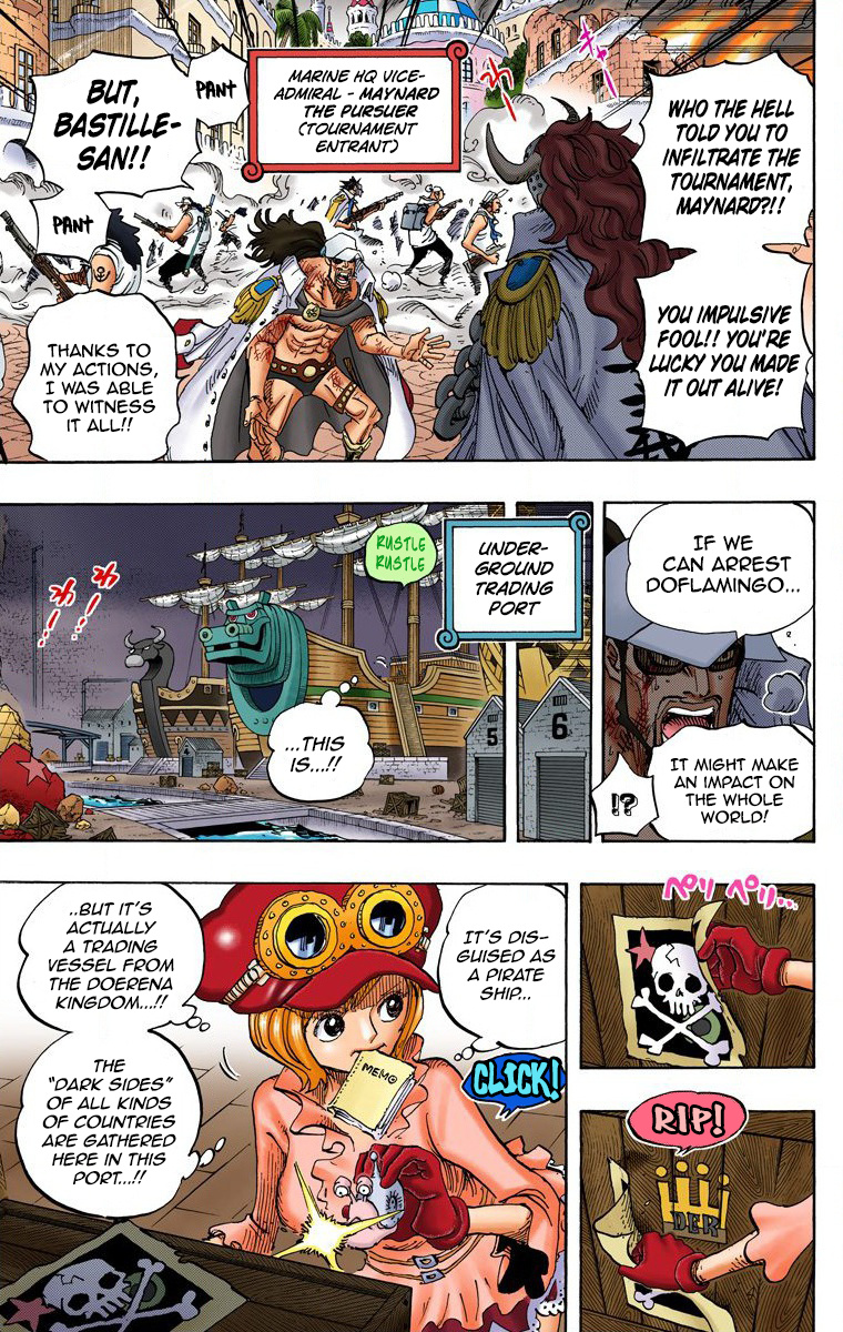 One Piece - Digital Colored Comics - Vol.75 Chapter 747: Executive Officer Pica