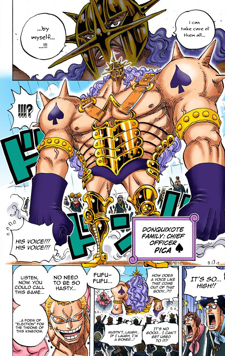 One Piece - Digital Colored Comics - Vol.75 Chapter 747: Executive Officer Pica