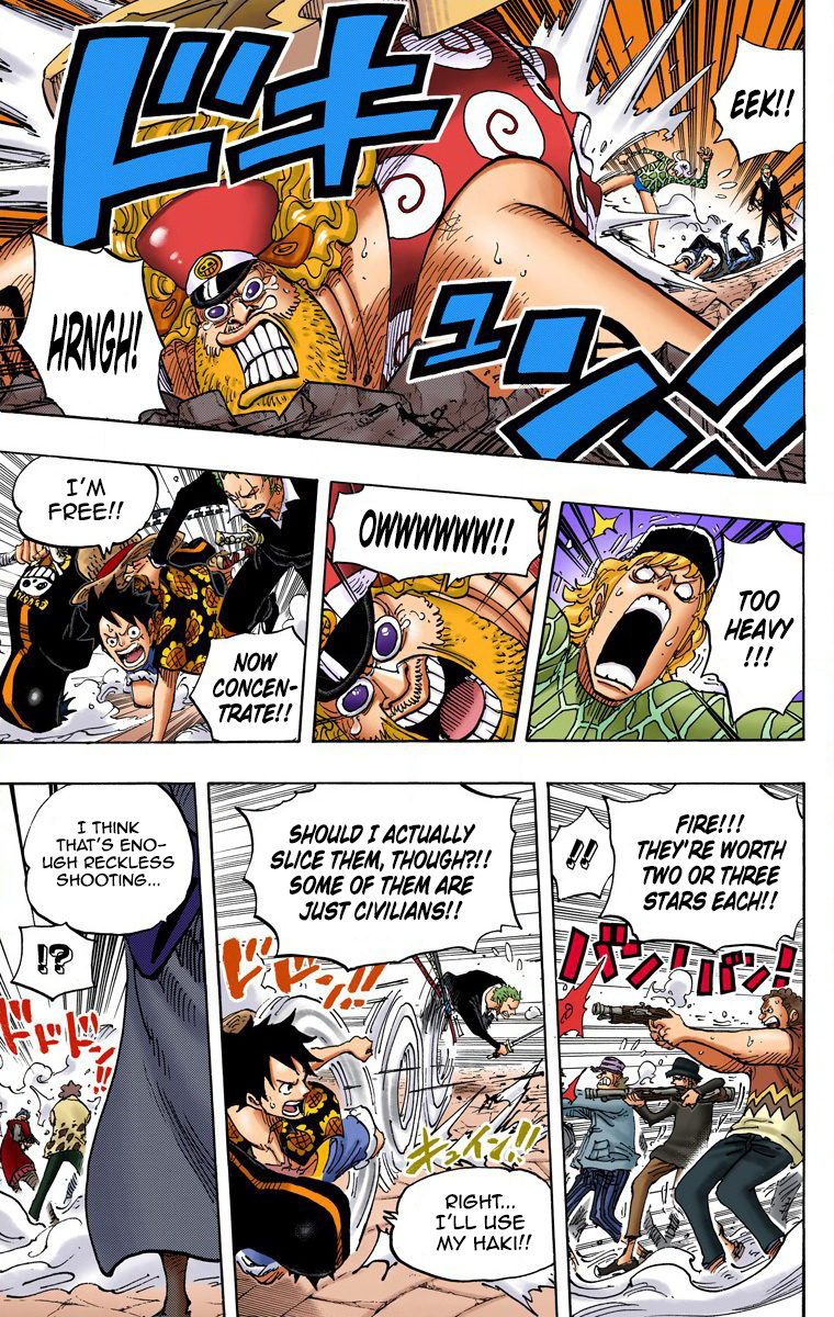 One Piece - Digital Colored Comics - Vol.75 Chapter 747: Executive Officer Pica