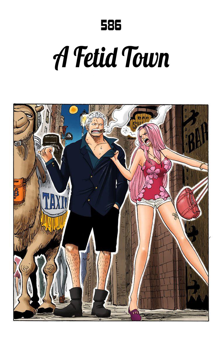 One Piece - Digital Colored Comics - Vol.60 Chapter 586: A Fetid Town