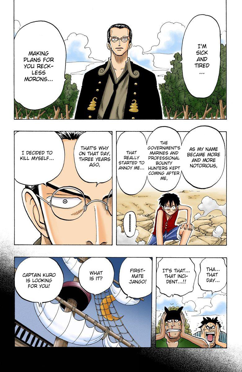 One Piece - Digital Colored Comics - Vol.5 Chapter 37: Kuro, The Pirate With 100 Plans