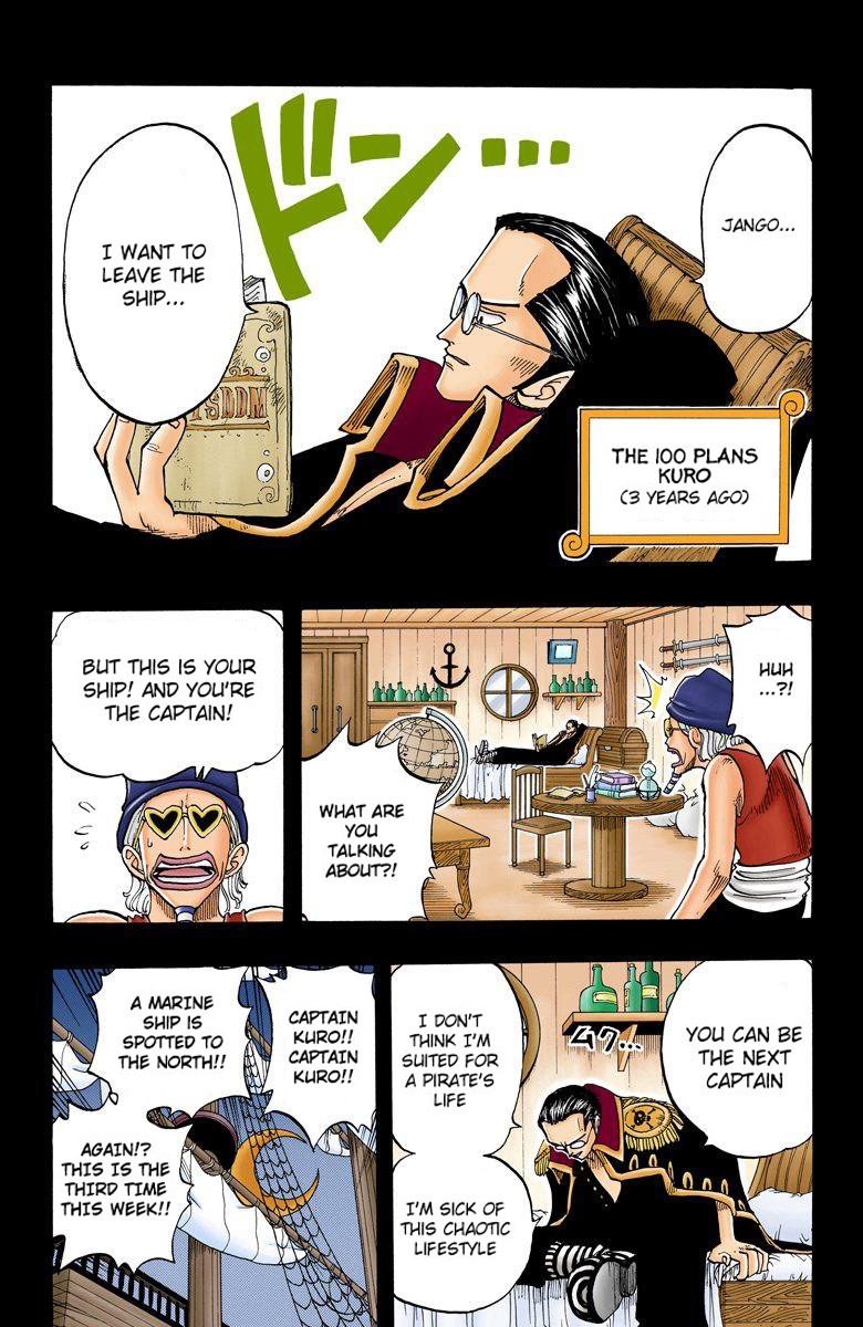 One Piece - Digital Colored Comics - Vol.5 Chapter 37: Kuro, The Pirate With 100 Plans