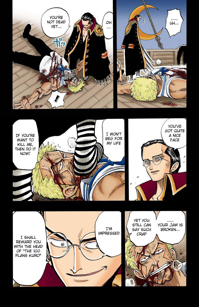 One Piece - Digital Colored Comics - Vol.5 Chapter 37: Kuro, The Pirate With 100 Plans