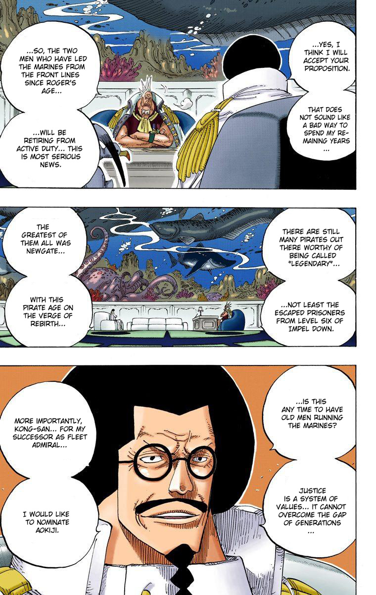 One Piece - Digital Colored Comics - Vol.60 Chapter 594: Message